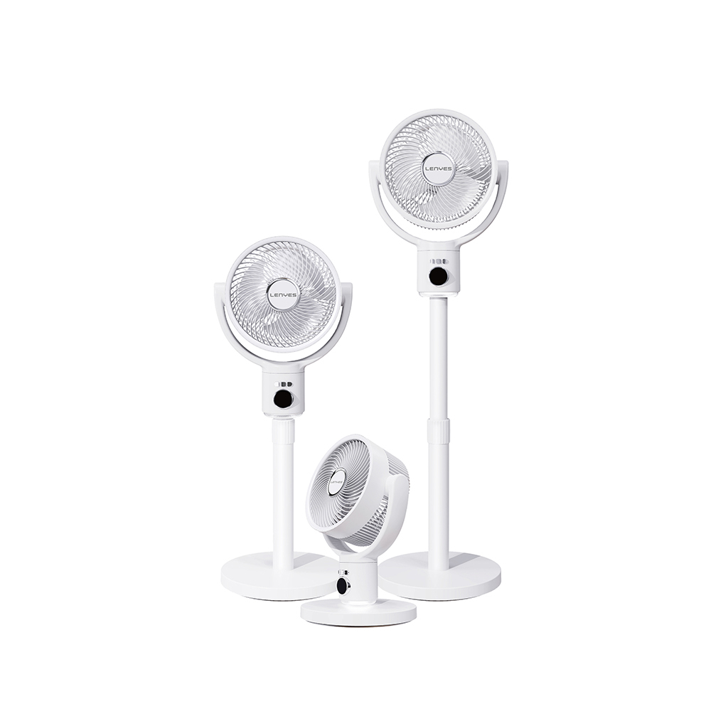 Lenyes LHF10 Digital LED Display 5 Stage Remote Control Extendable Body 10 inch Fan - 3