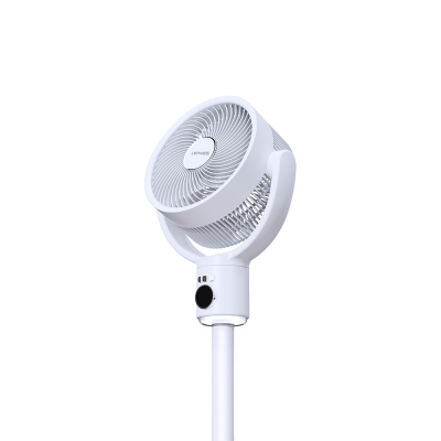 Lenyes LHF10 Digital LED Display 5 Stage Remote Control Extendable Body 10 inch Fan White