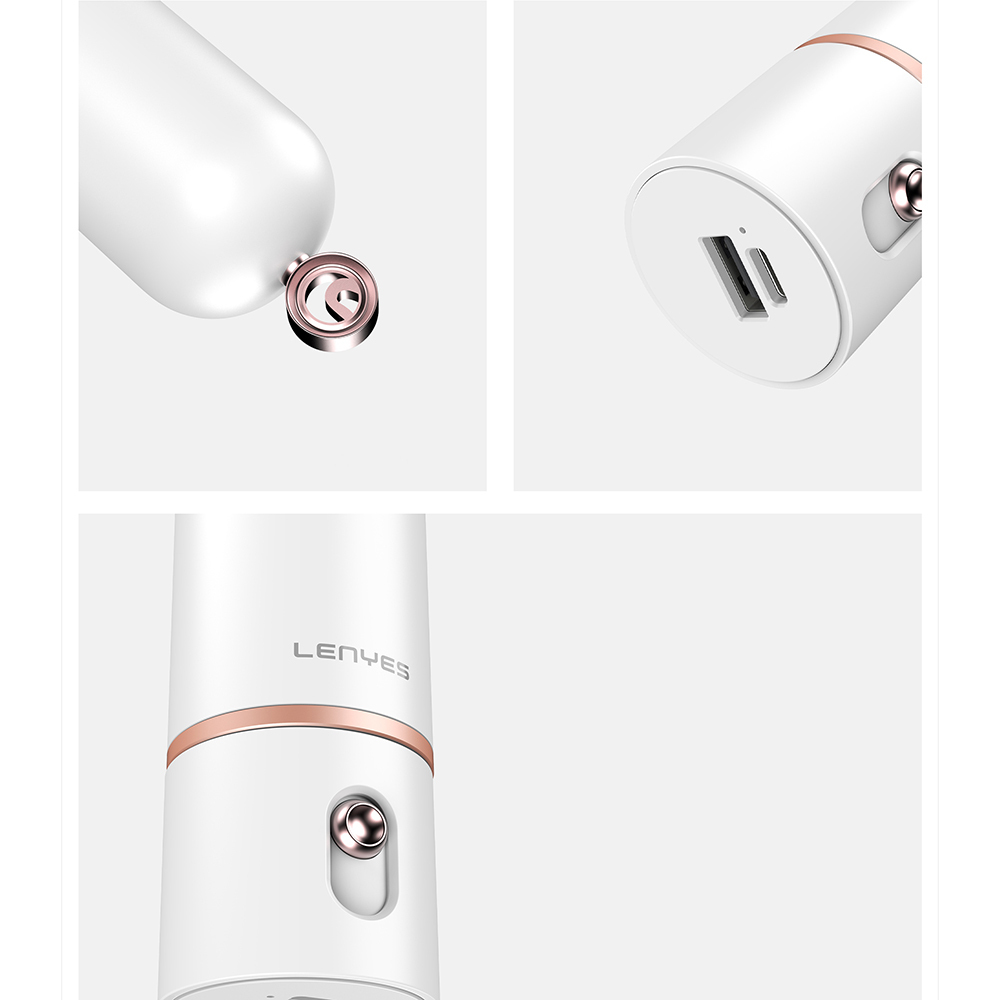 Lenyes LHF12 Powerbank Özellikli 3 Kademeli Portatif Soğutucu El Fanı - 6