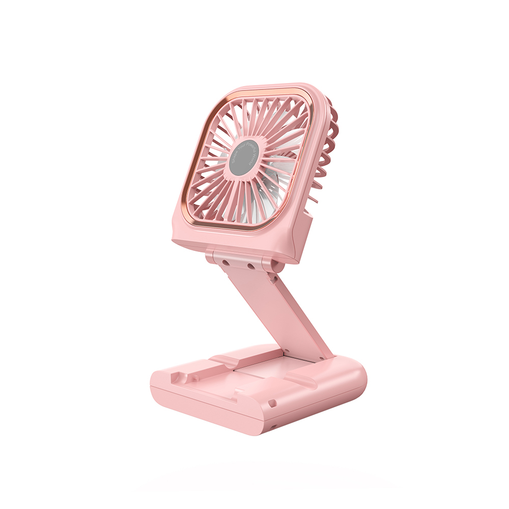 Lenyes LHF13 Portable Cooling Hand Fan with Powerbank Stand - 3