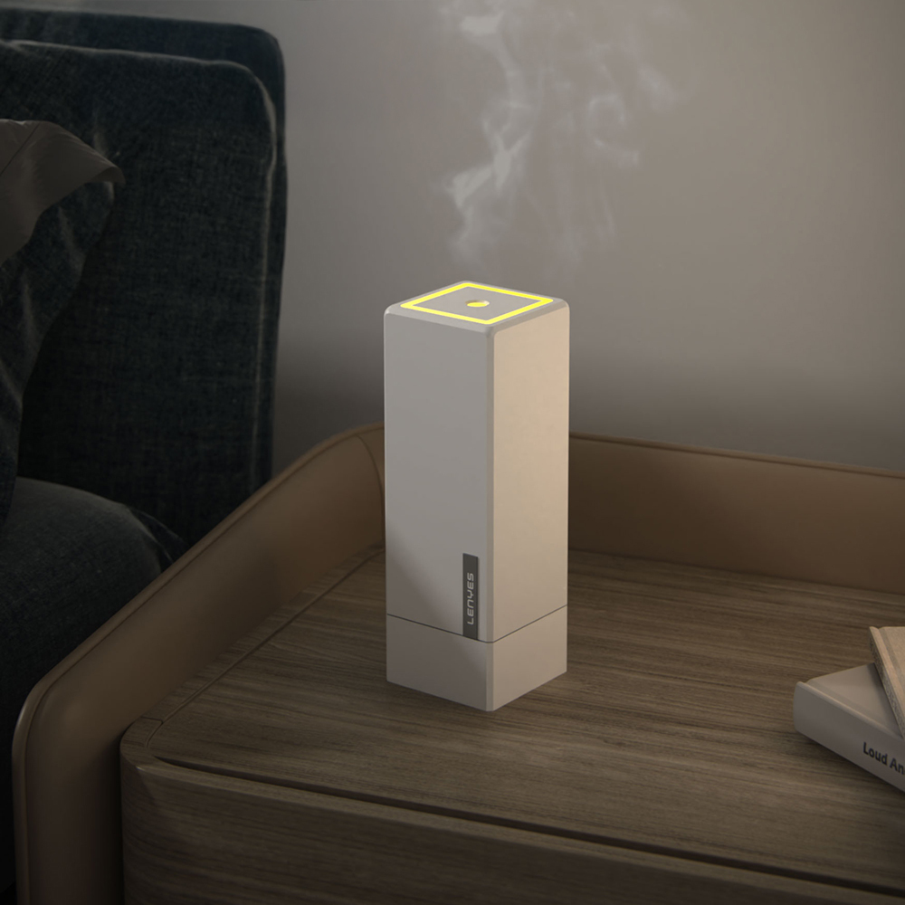 Lenyes LHU02 Cube Type RGB Atmosphere Light Nano Spray Silent Air Humidifier - 5