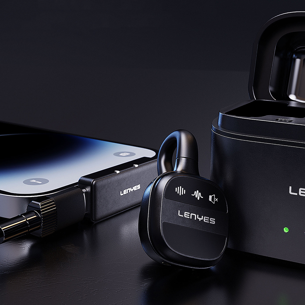 Lenyes LM209 Lightning Portlu Kablosuz Yaka Mikrofonu - 8