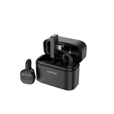 Lenyes LM209 Wireless Lapel Microphone with Lightning Port Black