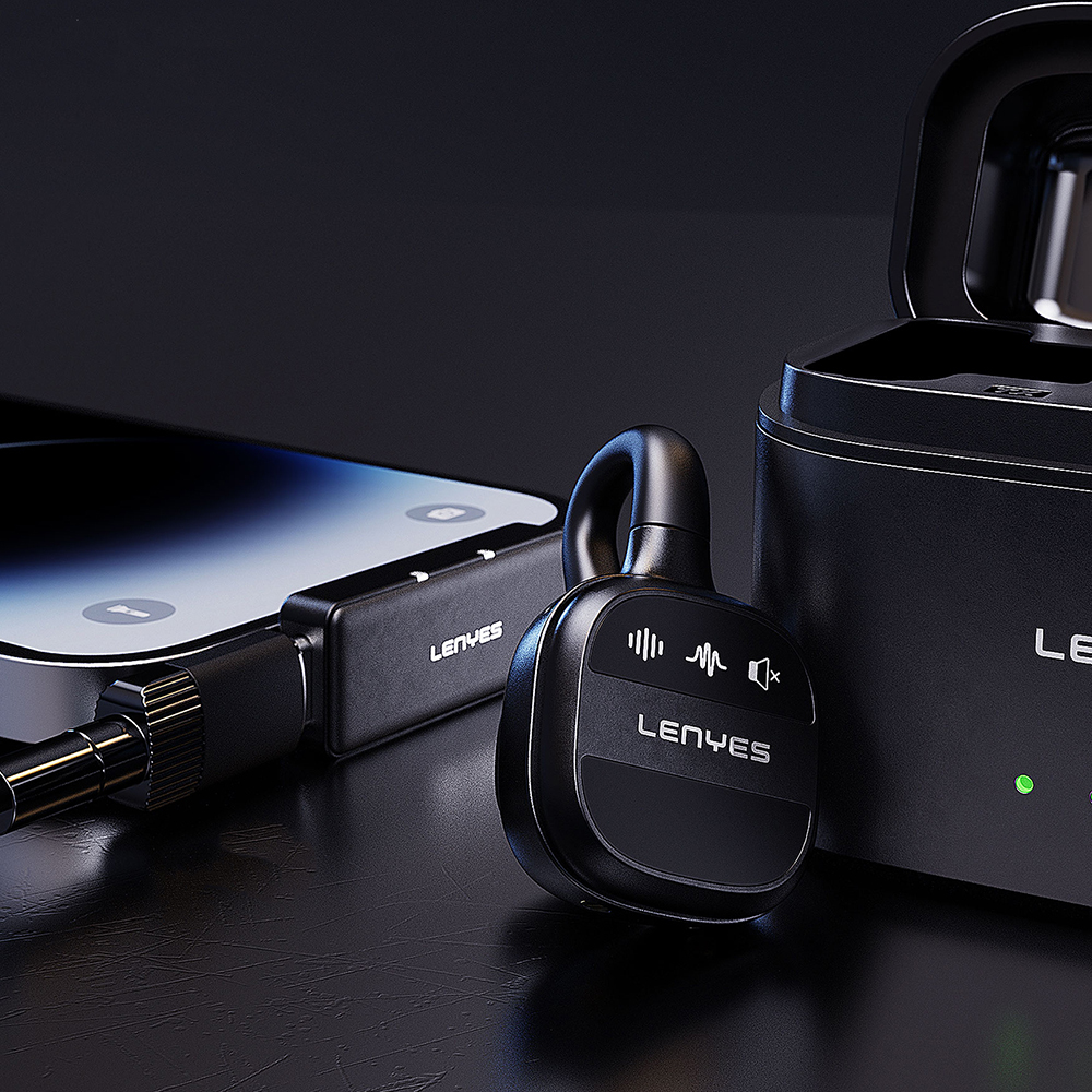 Lenyes LM209 Wireless Lapel Microphone with Type-C Port - 6