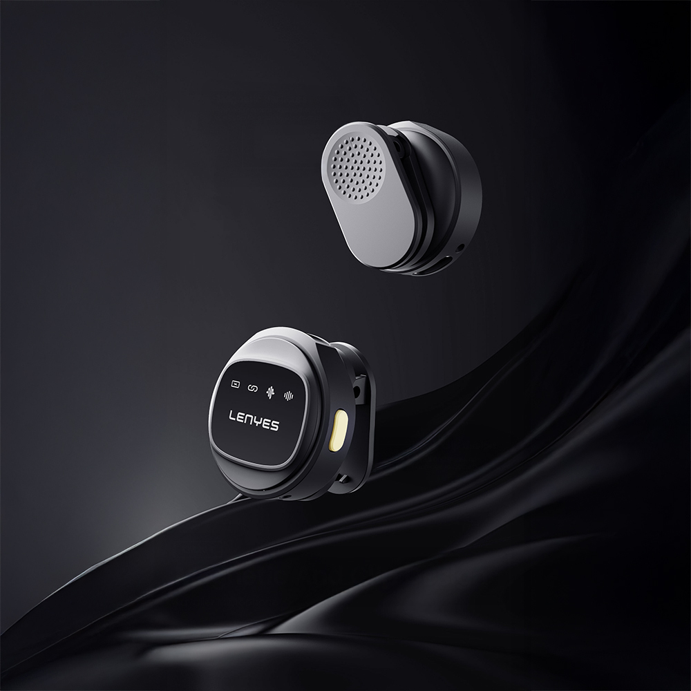 Lenyes LM210 Wireless Lavalier Microphone with Artificial Intelligence Noise Cancellation and Type-C Port - 5