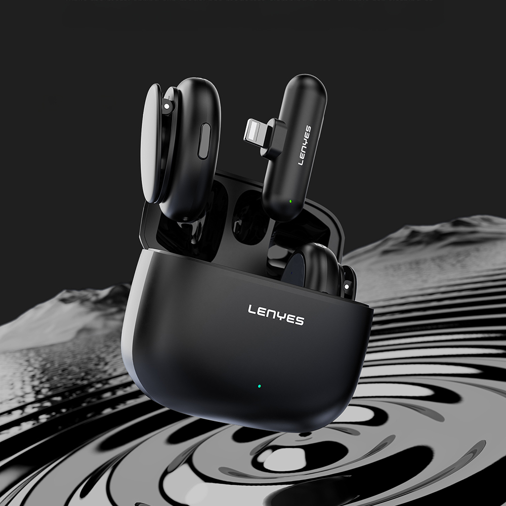 Lenyes LM211-L Artificial Intelligence-Enabled Wireless Lavalier Microphone with Lightning Port - 6