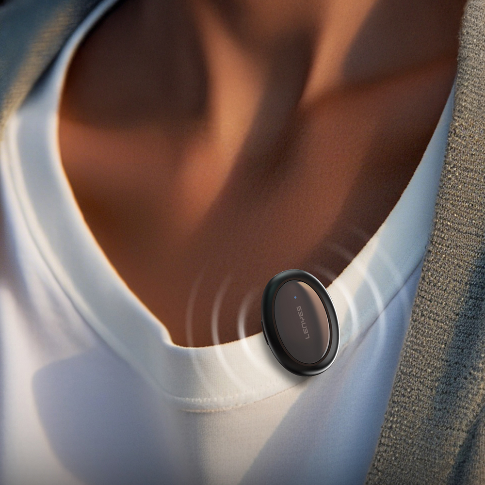 Lenyes LM211-TC Yapay Zeka Destekli Type-C Portlu Kablosuz Yaka Mikrofonu - 5