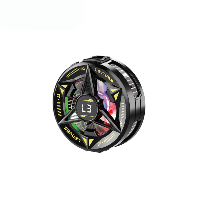 Lenyes LPC204 AI-Powered RGB Illuminated Aluminum Phone Cooling Fan Black