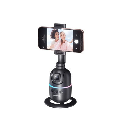 Lenyes LPH104 Live Broadcast 360 Degree Rotatable Smart Face Recognition Tracking Stand Black