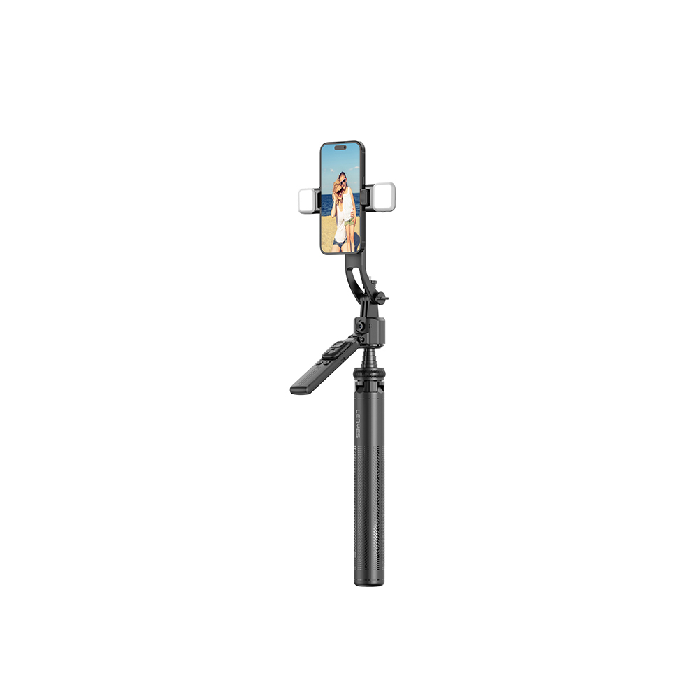 Lenyes LPH107 Live Broadcast Fill Light Remote Control 360 Degree Rotatable Selfie Stick and Tripod - 2