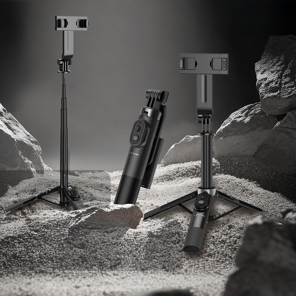 Lenyes LPH122 Mini Tripod and Selfie Stick with Bluetooth Control - 3
