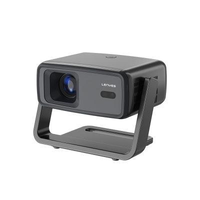 Lenyes LPR03 2.69 inch LCD 200 ANSI Lumen PTZ Projector Mirror Device Black