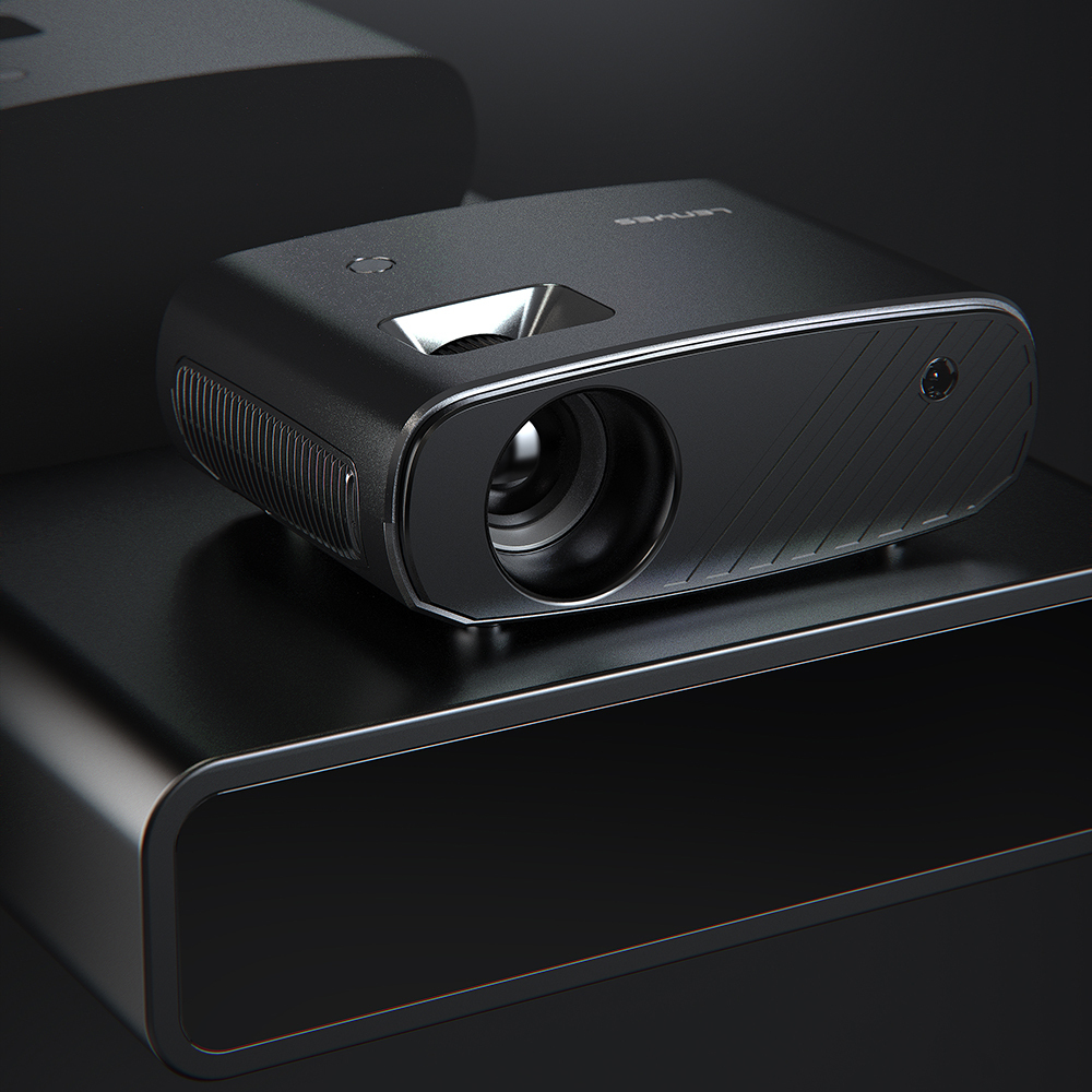 Lenyes LPR04 Pro 2 inç LCD 100 ANSI Lümen Projektör Yansıtma Cihazı - 4