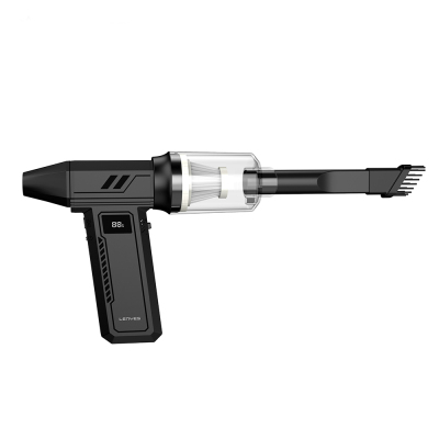 Lenyes LTF03 Dijital LED Ekranlı Çok Fonksiyonlu Turbo El Fanı Siyah