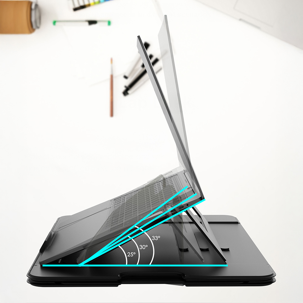 Lenyes LTS231 Ayarlanabilir Çok Fonksiyonlu Macbook Notebook Standı - 4