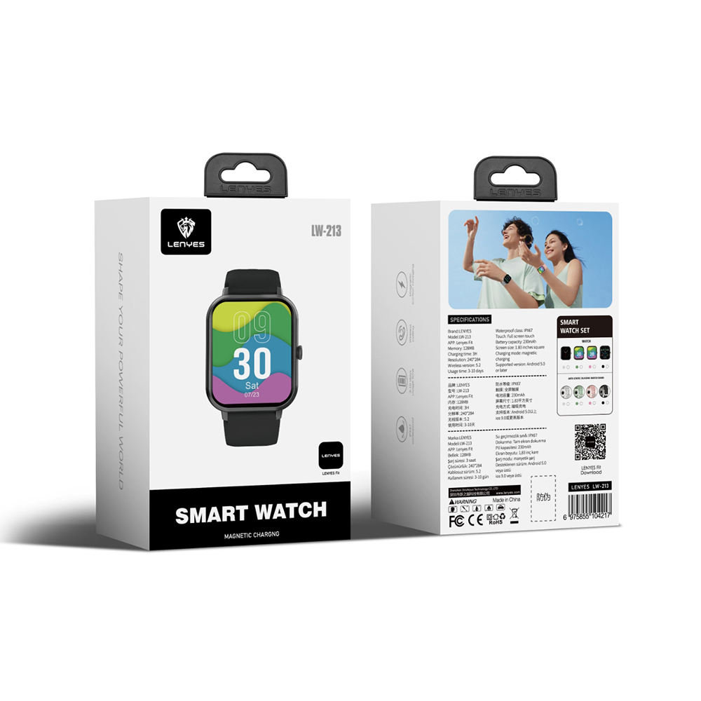 Lenyes LW-213 iOS ve Android Uyumlu Akıllı Saat - 8