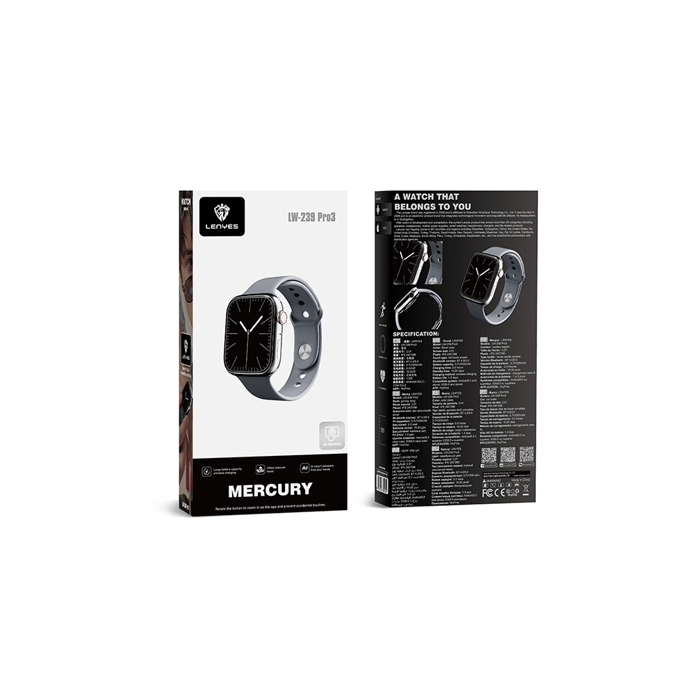 Lenyes LW-239 Pro3 iOS ve Android Uyumlu Akıllı Saat - 10