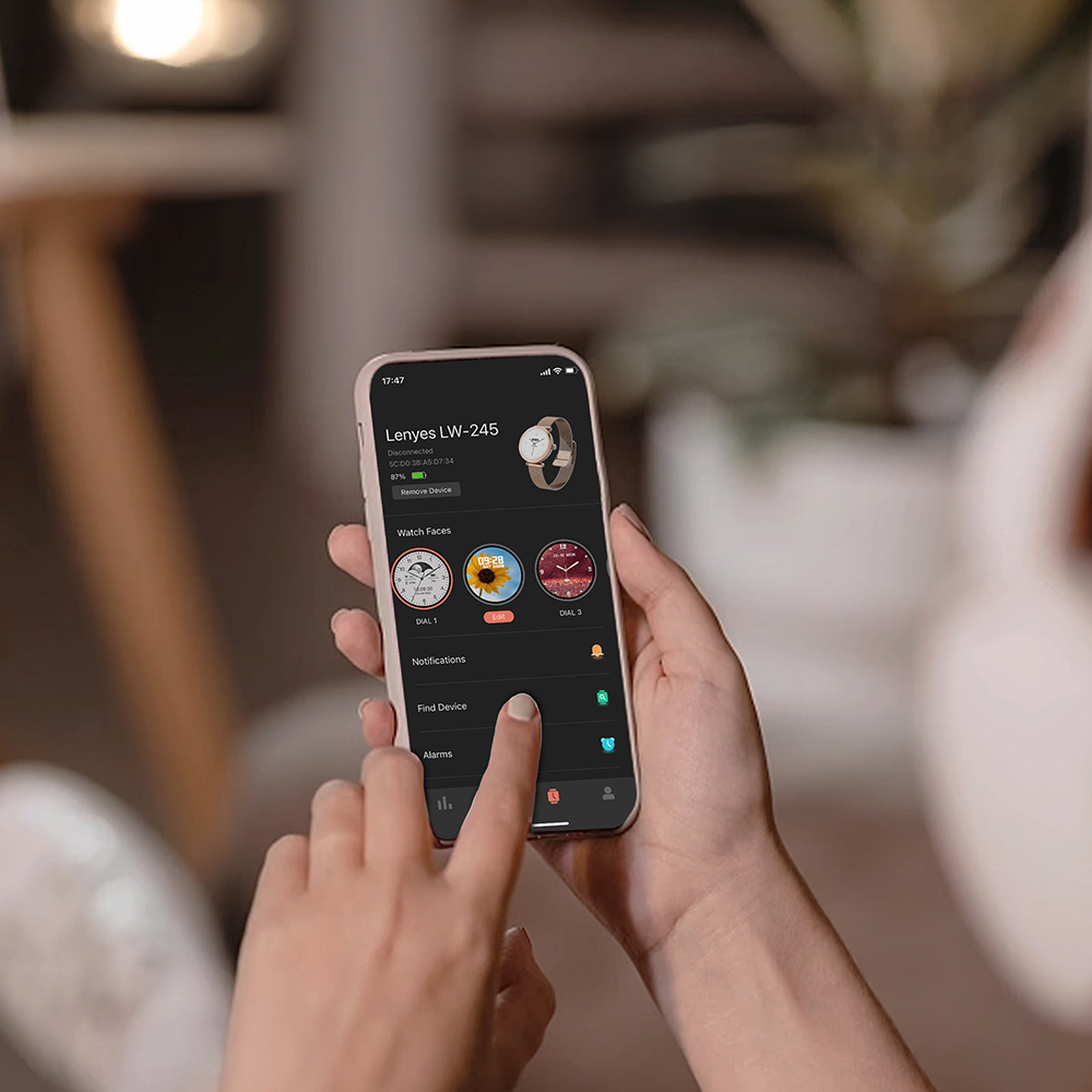 Lenyes LW-245 iOS and Android Compatible Smart Watch - 5