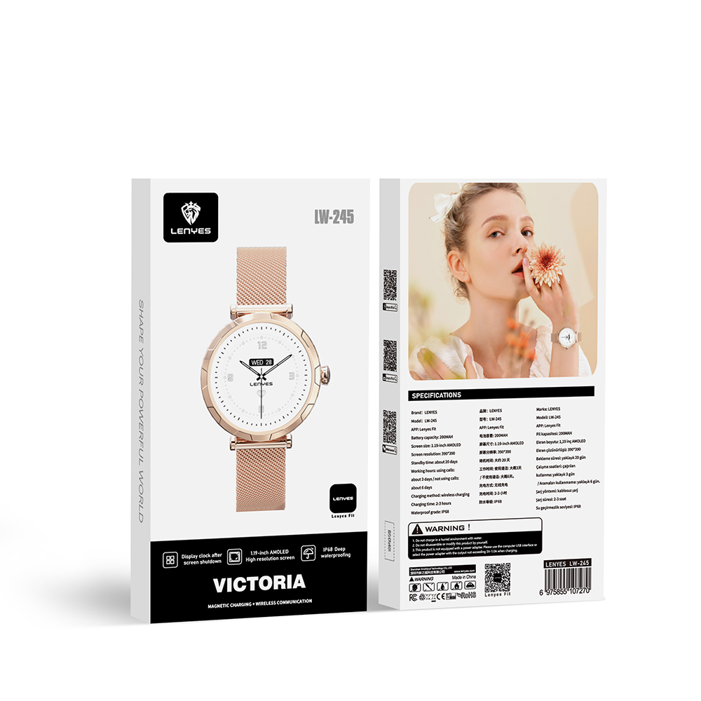 Lenyes LW-245 iOS ve Android Uyumlu Akıllı Saat - 3