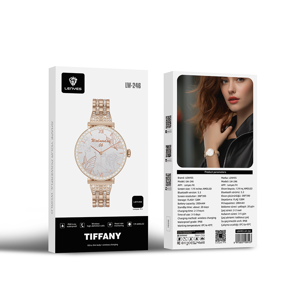 Lenyes LW-246 iOS ve Android Uyumlu Akıllı Saat - 8