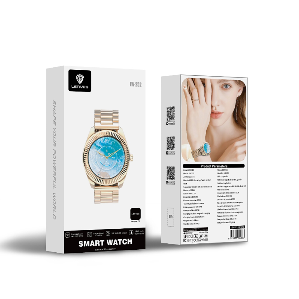 Lenyes LW-252 iOS and Android Compatible Smart Watch - 8