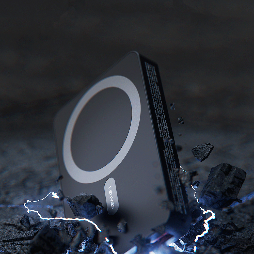 Lenyes P32-1 M-safe Şarj Özellikli Aramid Fiber Powerbank 15W 10000mAh - 4