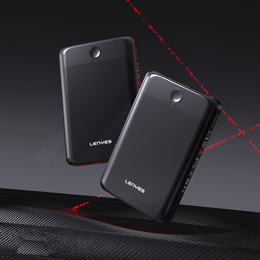 Lenyes PW0008D PD 20W LED Display Artificial Intelligence Supported Ultra Thin Wireless Powerbank 15W 5000mAh - 4