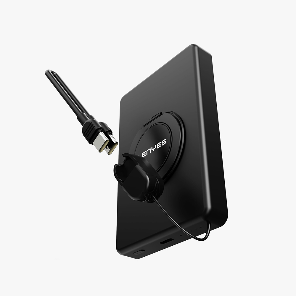 Lenyes PW1005D Standlı Akıllı Saat Kablosuz Şarj Özellikli Wireless Powerbank 20W 10000mAh - 5