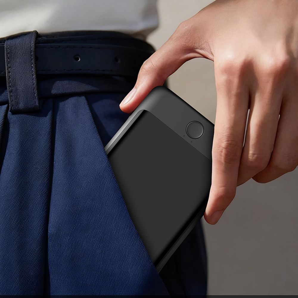 Lenyes PW1008D PD 20W LED Ekranlı Yapay Zeka Destekli Ultra İnce Wireless Powerbank 15W 10.000mAh - 6