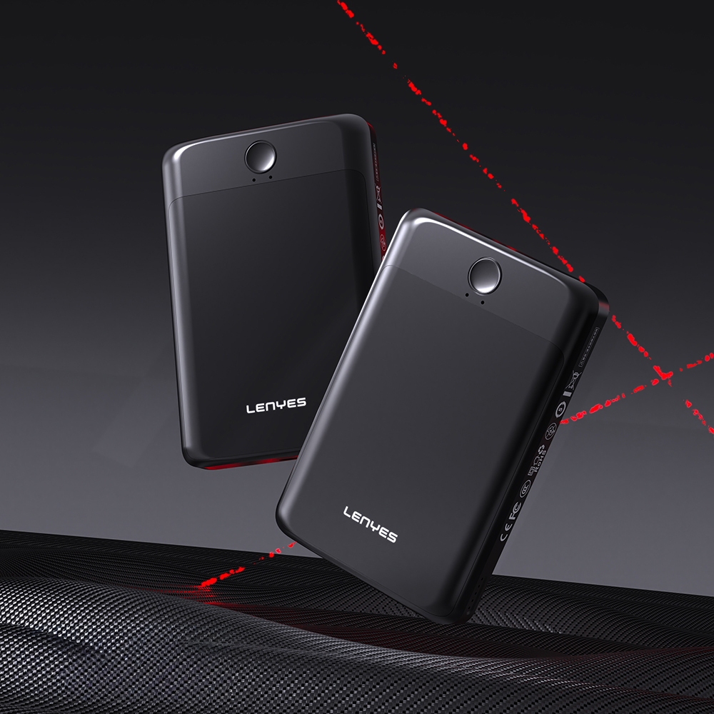 Lenyes PW1008D PD 20W LED Ekranlı Yapay Zeka Destekli Ultra İnce Wireless Powerbank 15W 10.000mAh - 4