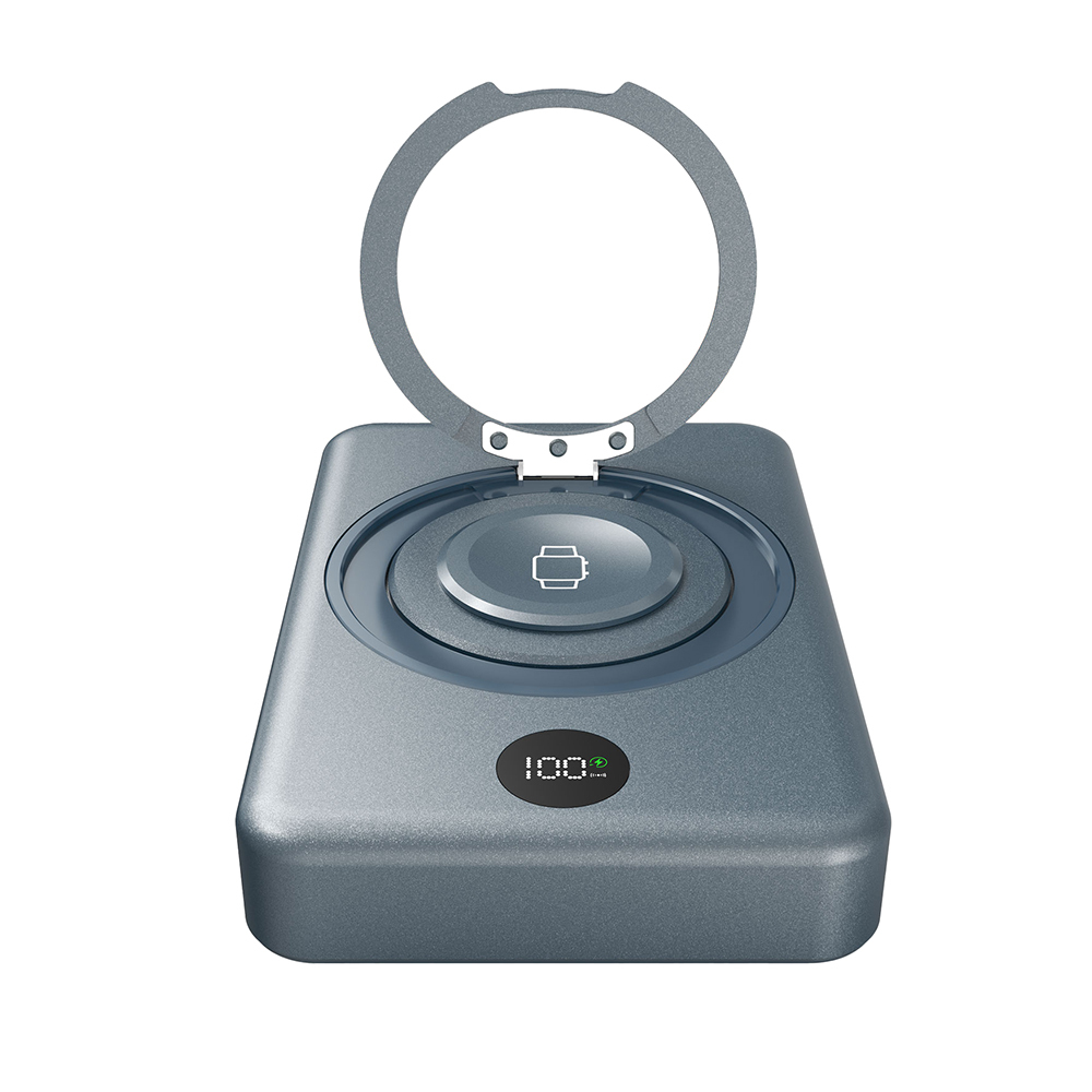 Lenyes PW1010D PD 20W Digital LED Display Smart Watch Wireless Charging Stand Wireless Powerbank 15W 10000mAh - 3