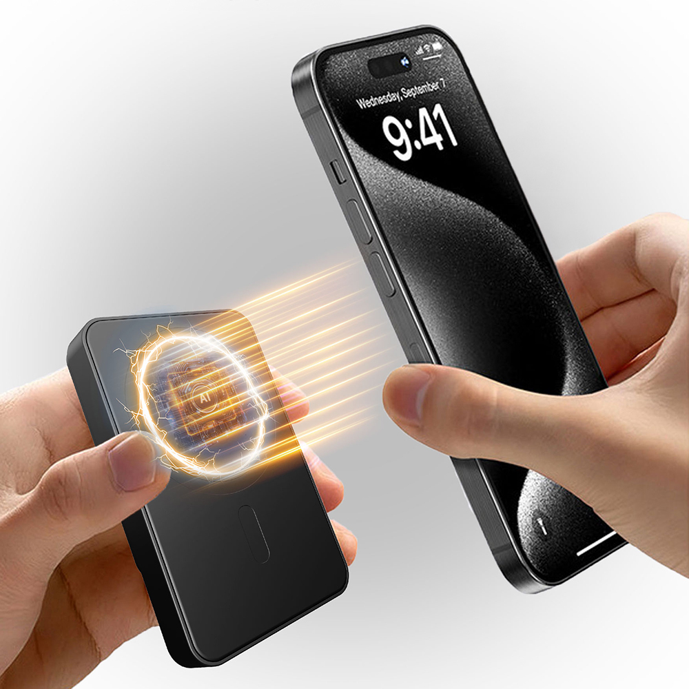 Lenyes PW126D Digital LED Display Wireless Charging Power Bank 22.5W 10,000mAh - 7