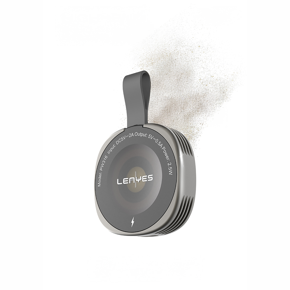 Lenyes PW316 Akıllı Saat Mini Wireless Magnetik Şarj Aleti 2.5W - 3