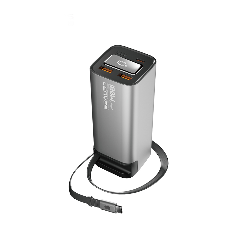Lenyes PX2001D Hızlı Şarj Özellikli Dijital LED Göstergeli Taşınabilir Powerbank 100W 20000mAh - 1