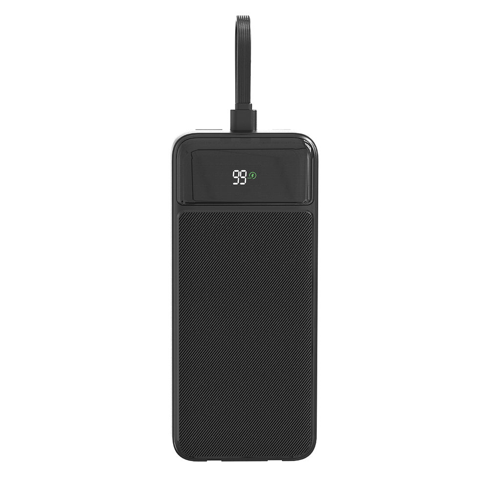 Lenyes PX355D Digital LED Display Powerbank with Type-C and Lightning Cable 22.5W 30.000mAh - 5