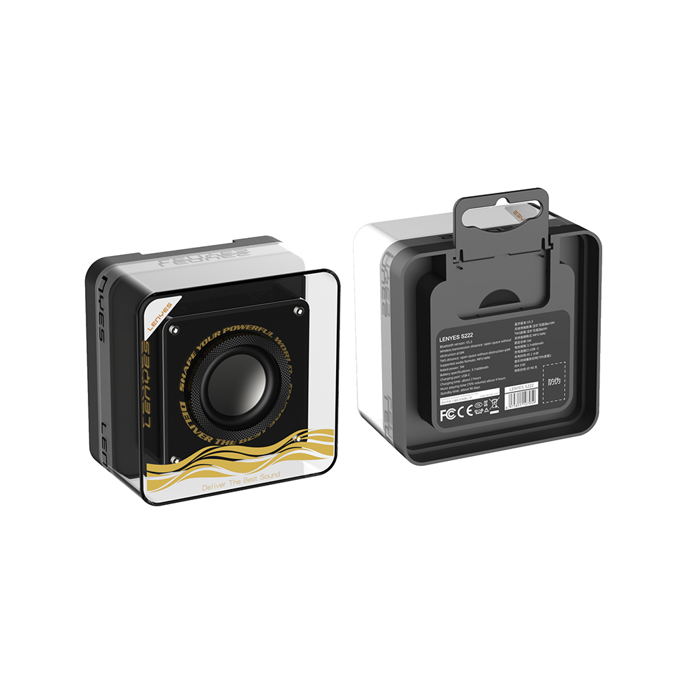 Lenyes S222 Mini TWS Kablosuz Bluetooth Hoparlör v5.3 5W - 3