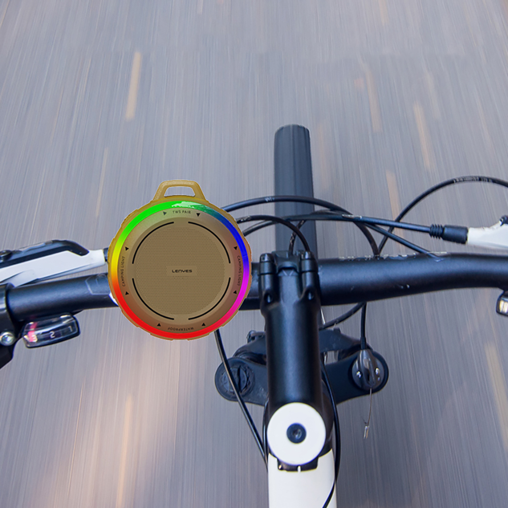 Lenyes S223 RGB Light Hanging Aparatus Mini Bluetooth Speaker Speaker V5.3 - 17