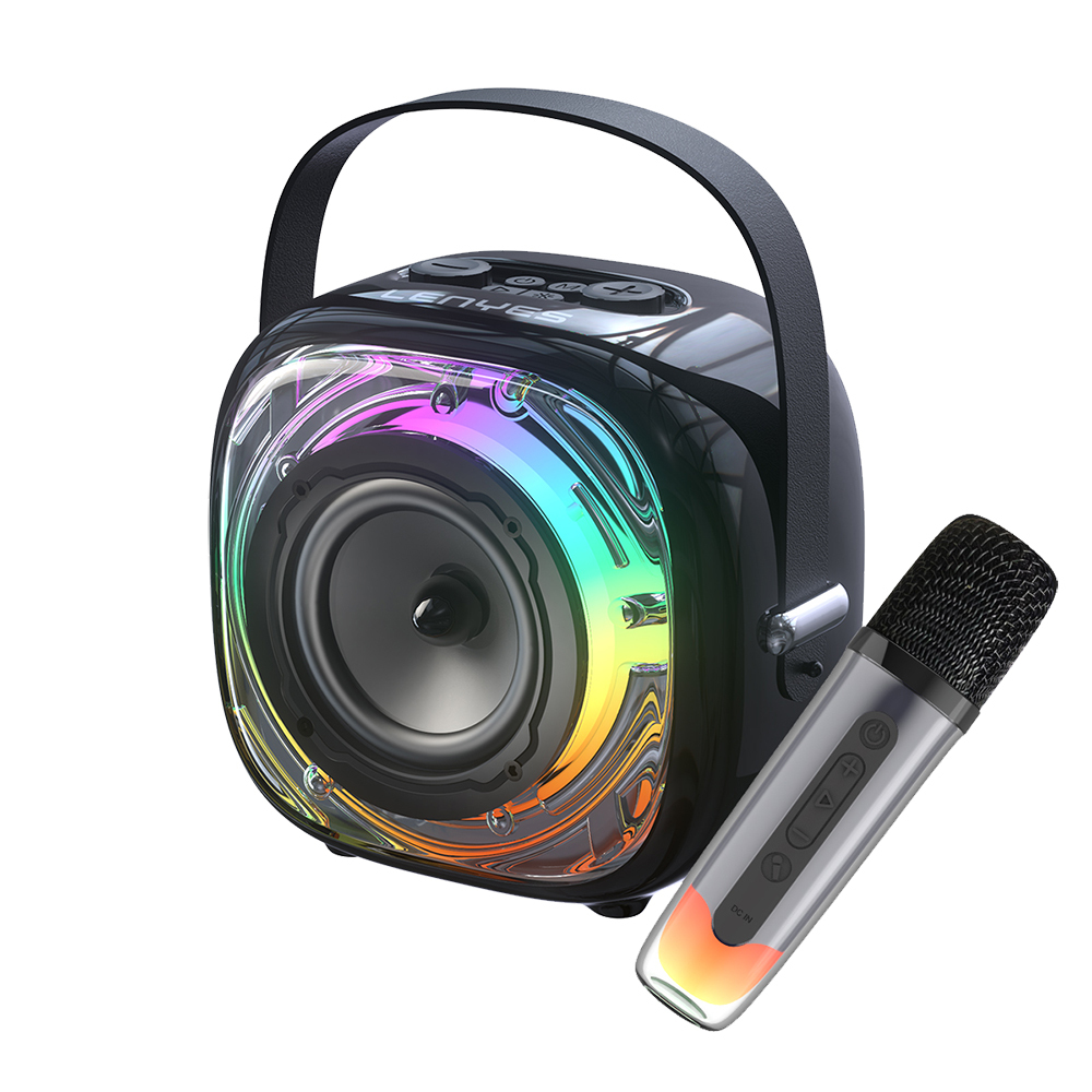 Lenyes S226 RGB Işıklı Askılı Mikrofonlu Bluetooth Speaker Hoparlör v5.3 - 2