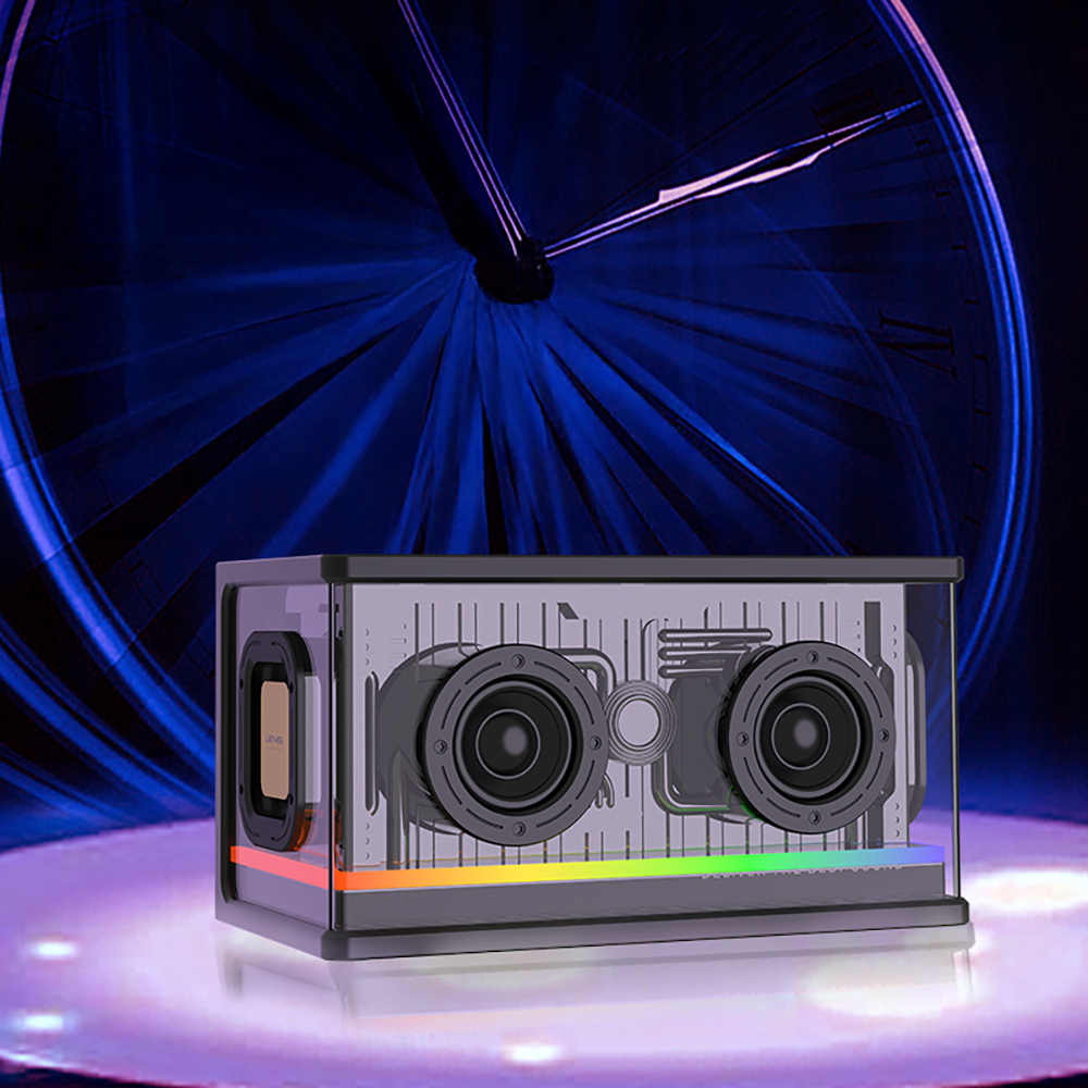 Lenyes S839 RGB Işıklı Taşınabilir TWS Bluetooth Hoparlör v5.2 - 7