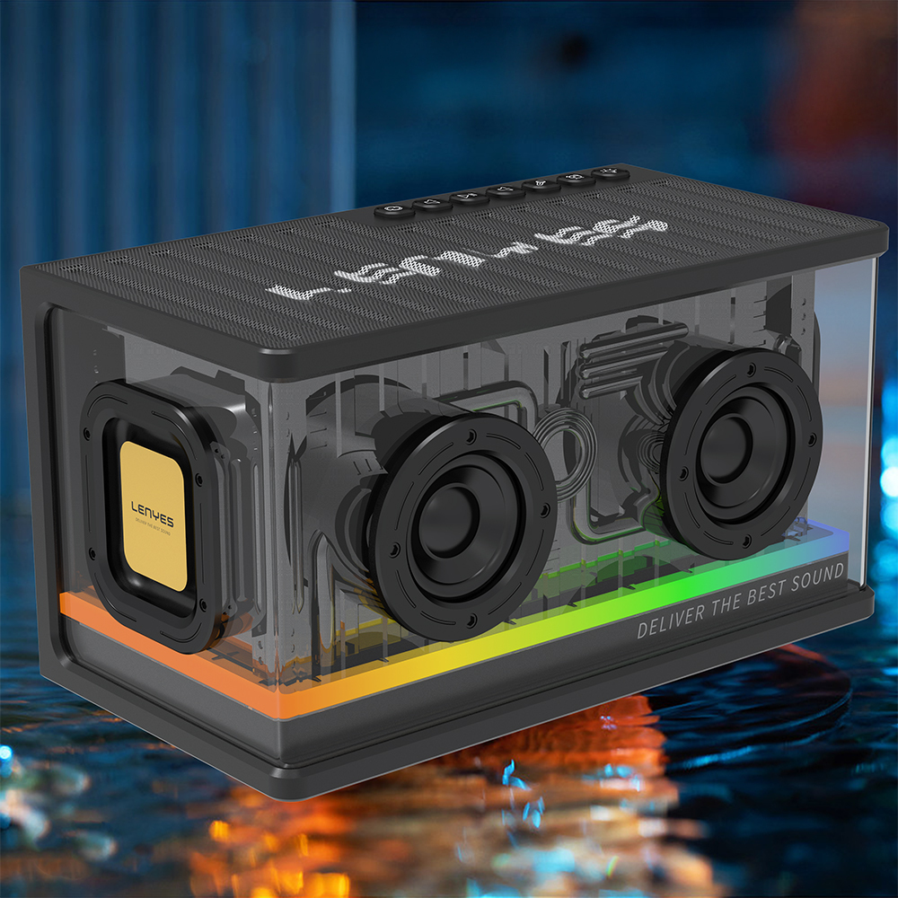 Lenyes S839 RGB Işıklı Taşınabilir TWS Bluetooth Hoparlör v5.2 - 11