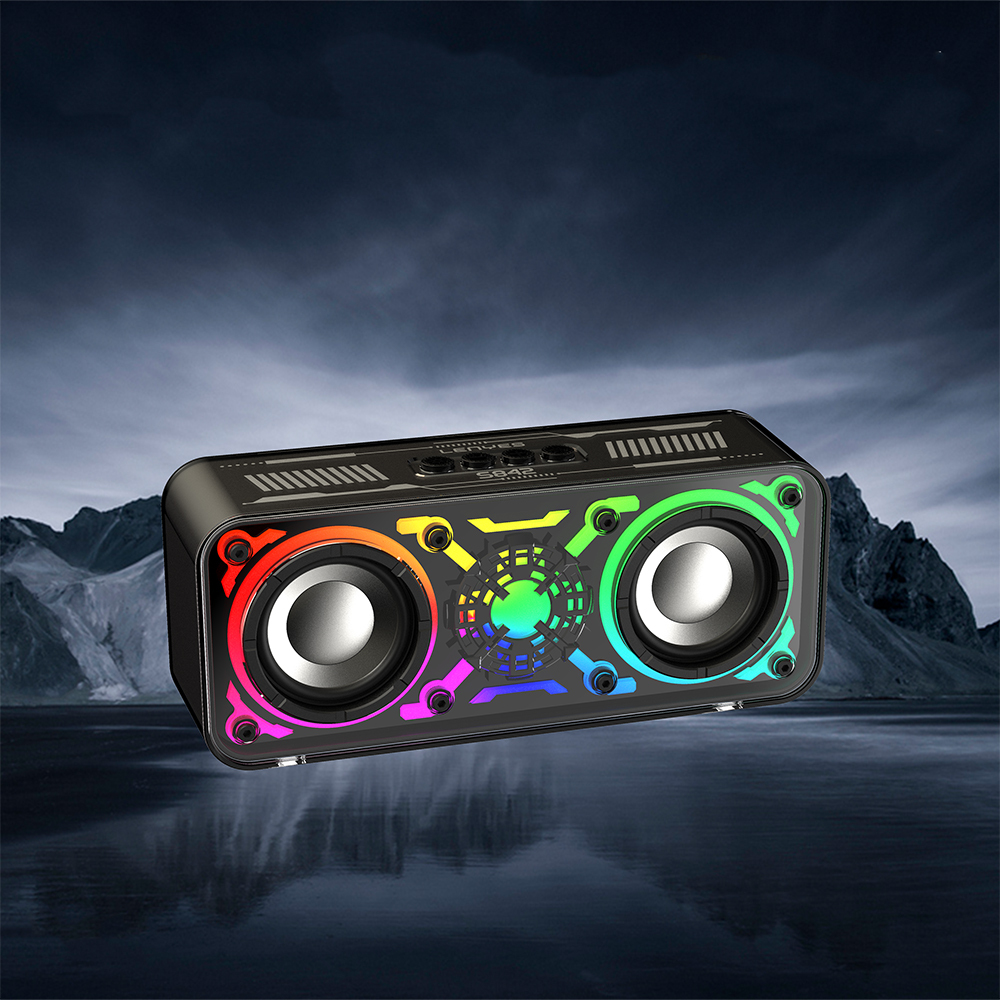 Lenyes S842 RGB Led Işıklı TWS Bluetooth Hoparlör v5.3 18W - 5