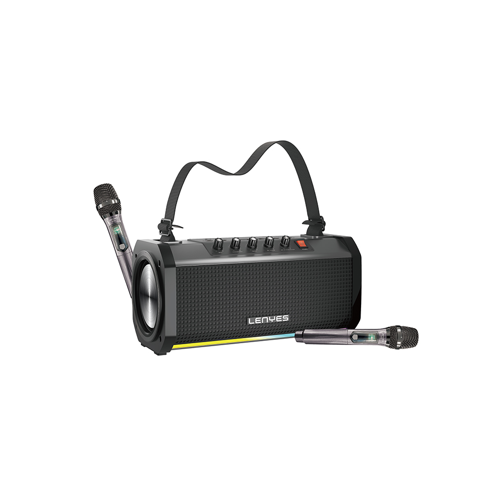 Lenyes S863 RGB Led Işıklı Mikrofonlu TWS Bluetooth Speaker Hoparlör v5.3 - 1