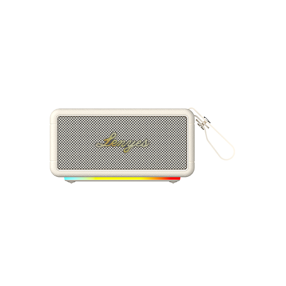 Lenyes S875 Elegance Serisi RGB Işıklı Taşınabilir Su Geçirmez TWS Bluetooth Hoparlör v5.3 40W - 1