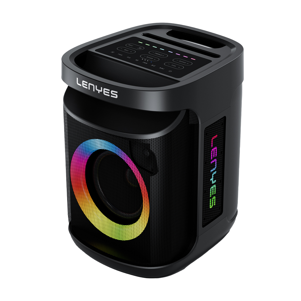 Lenyes S881 Su Geçirmez Mikrofonlu Çoklu Giriş RGB Işıklı TWS Karaoke FM Bluetooth Hoparlör v5.3 120W - 3