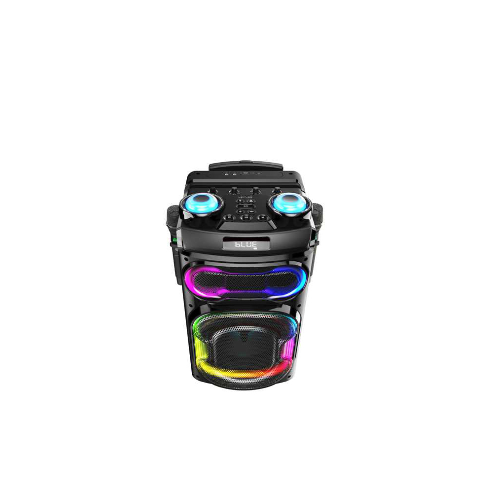 Lenyes S886 RGB Işıklı Çift Mikrofonlu Kablosuz TWS Bluetooth Speaker Hoparlör v5.3 - 1