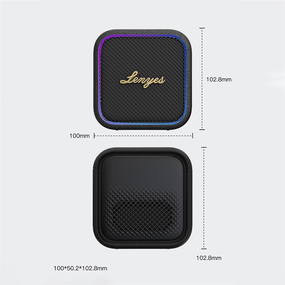 Lenyes S890 Su Geçirmez Özellikli RGB Işıklı Askılı Mini OTG-TWS Bluetooth Hoparlör v5.3 - 9