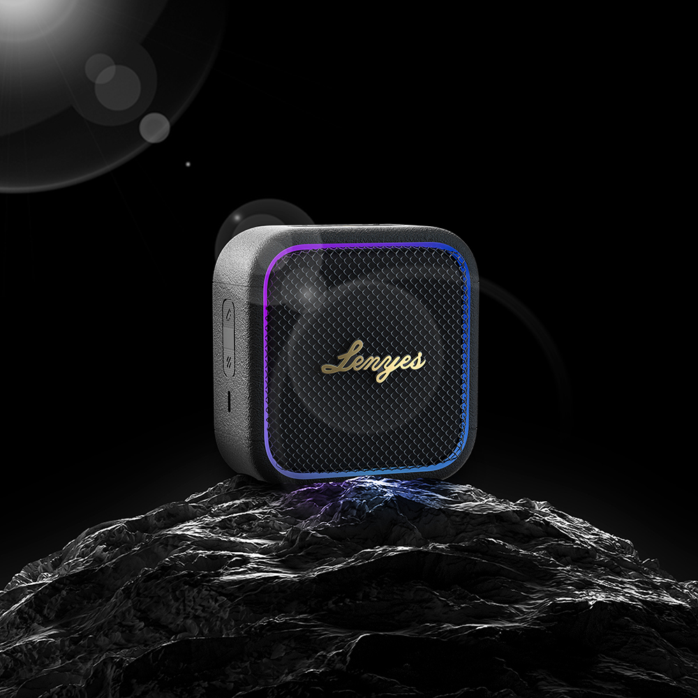 Lenyes S890 Waterproof RGB Light Hanging Mini OTG-TWS Bluetooth Speaker v5.3 - 6