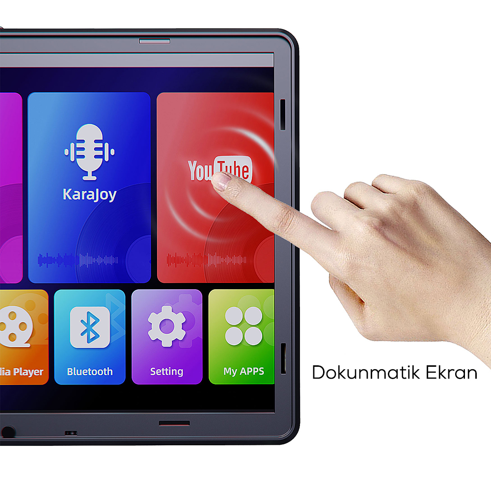 Lenyes S892 RGB Işıklı Mikrofonlu Dokunmatik Ekranlı Taşınabilir TWS Bluetooth Speaker Hoparlör v5.3 300W - 7