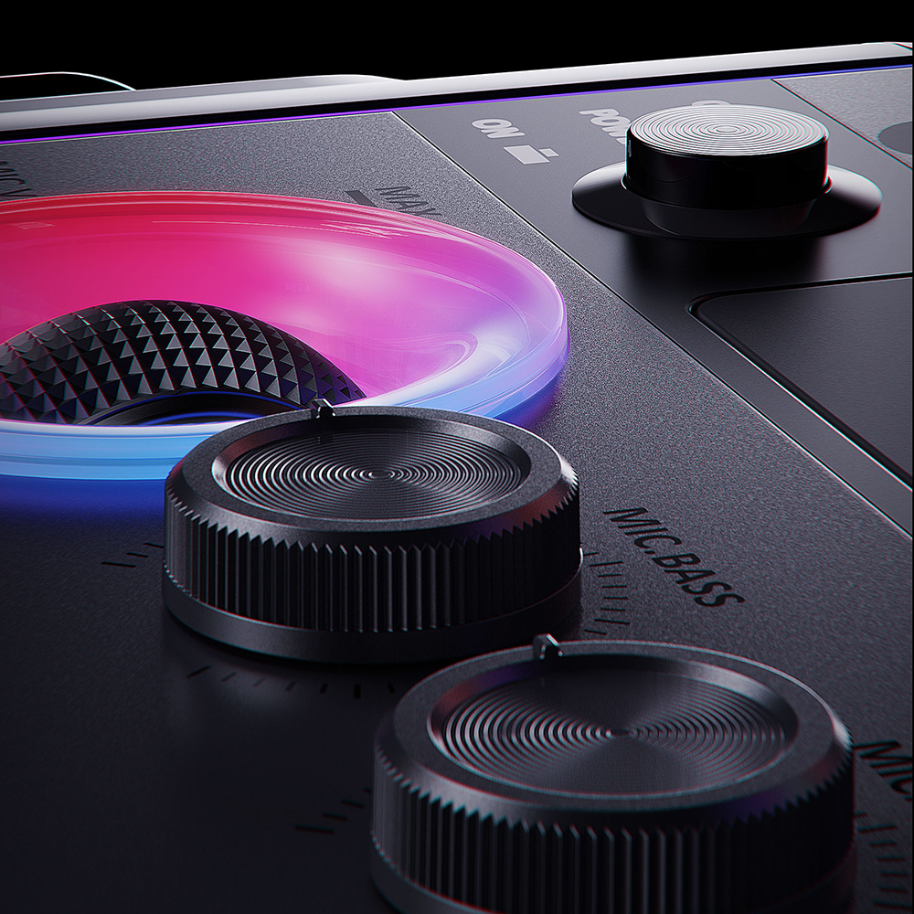 Lenyes S892 RGB Işıklı Mikrofonlu Dokunmatik Ekranlı Taşınabilir TWS Bluetooth Speaker Hoparlör v5.3 300W - 6