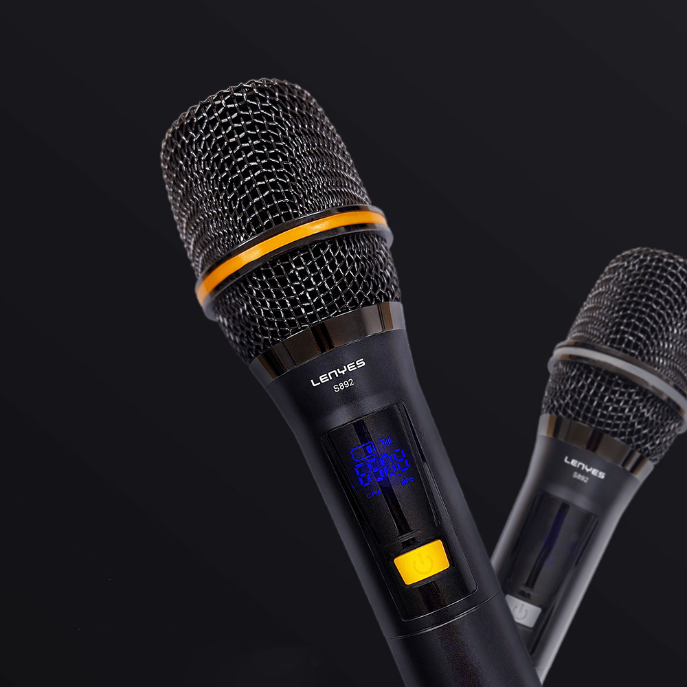 Lenyes S892 RGB Işıklı Mikrofonlu Dokunmatik Ekranlı Taşınabilir TWS Bluetooth Speaker Hoparlör v5.3 300W - 8